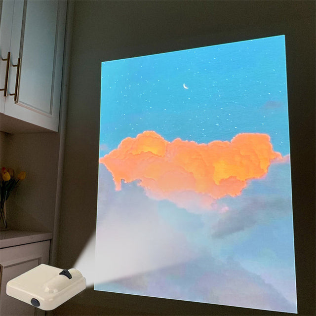 Guildealo™ Moon Background Projector