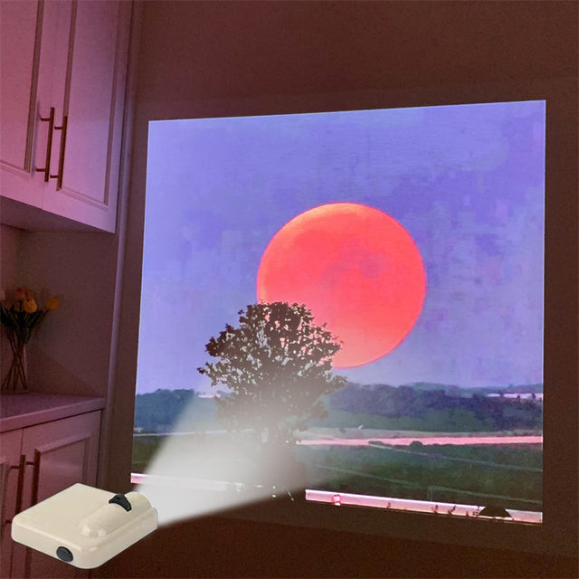 Guildealo™ Moon Background Projector